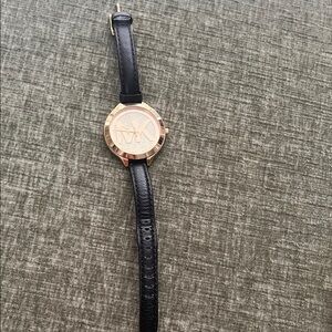 Michael Kors Black and Gold Watch